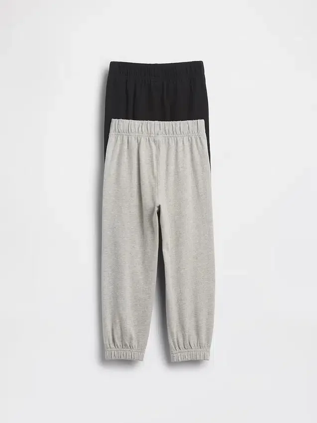 Bebek & Yürümeye Başlayan Çocuk İçin Kombinlenebilir Çekip Giyilebilir Jogger Pantolonlar (2'li Paket)