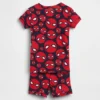 Bebek & Yürümeye Başlayan Çocuk İçin Marvel Organik Fırçalanmış Pamuklu Pijama Şort Seti