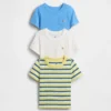 Bebek & Yürümeye Başlayan Çocuk İçin Mix & Match Cepli Tişört (3'lü Paket)