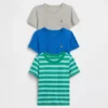 Bebek & Yürümeye Başlayan Çocuk İçin Mix & Match Cepli Tişört (3'lü Paket)