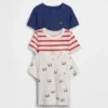 Bebek & Yürümeye Başlayan Çocuk İçin Mix & Match Cepli Tişört (3'lü Paket)