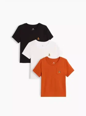 Bebek & Yürümeye Başlayan Çocuk İçin Mix & Match Cepli Tişört (3'lü Paket)