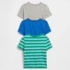 Bebek & Yürümeye Başlayan Çocuk İçin Mix & Match Cepli Tişört (3'lü Paket)