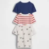 Bebek & Yürümeye Başlayan Çocuk İçin Mix & Match Cepli Tişört (3'lü Paket)