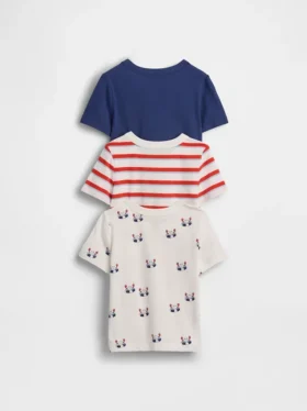 Bebek & Yürümeye Başlayan Çocuk İçin Mix & Match Cepli Tişört (3’lü Paket)