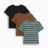 Bebek & Yürümeye Başlayan Çocuk İçin Mix & Match Cepli Tişört (3'lü Paket)