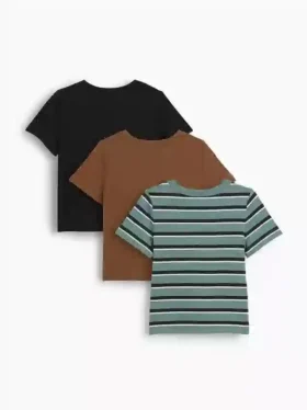 Bebek & Yürümeye Başlayan Çocuk İçin Mix & Match Cepli Tişört (3’lü Paket)