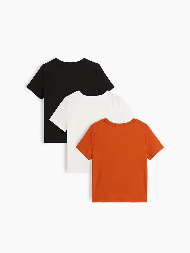 Bebek & Yürümeye Başlayan Çocuk İçin Mix & Match Cepli Tişört (3'lü Paket)