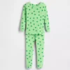 Bebek & Yürümeye Başlayan Çocuk İçin Organik Fırçalanmış Pamuklu Pijama Seti