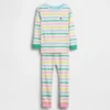 Bebek & Yürümeye Başlayan Çocuk İçin Organik Fırçalanmış Pamuklu Pijama Seti