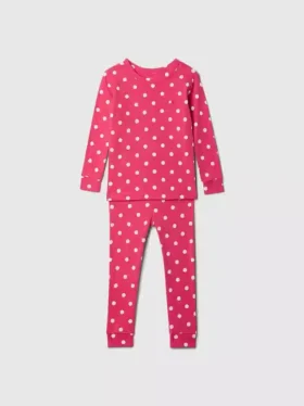 Bebek & Yürümeye Başlayan Çocuk İçin Organik Fırçalanmış Pamuklu Pijama Seti