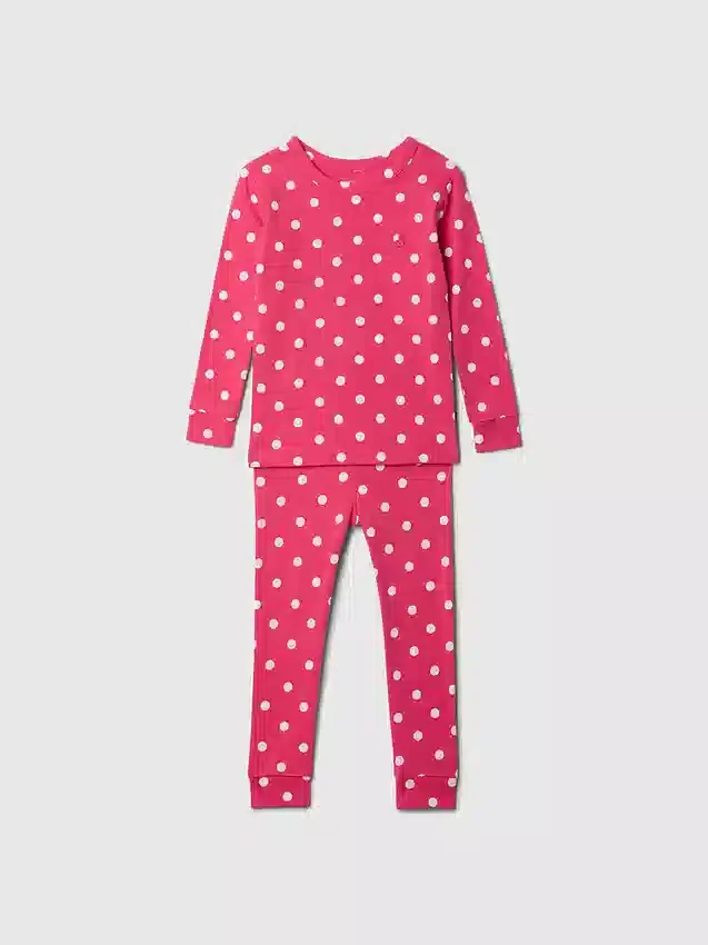 Bebek & Yürümeye Başlayan Çocuk İçin Organik Fırçalanmış Pamuklu Pijama Seti