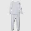 Bebek & Yürümeye Başlayan Çocuk İçin Organik Fırçalanmış Pamuklu Pijama Seti