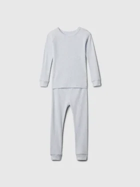 Bebek & Yürümeye Başlayan Çocuk İçin Organik Fırçalanmış Pamuklu Pijama Seti