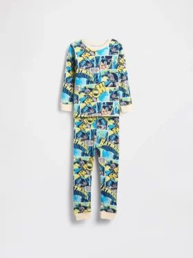 Bebek & Yürümeye Başlayan Çocuk İçin Organik Fırçalanmış Pamuklu Pijama Seti