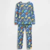 Bebek & Yürümeye Başlayan Çocuk İçin Organik Fırçalanmış Pamuklu Pijama Seti