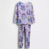 Bebek & Yürümeye Başlayan Çocuk İçin Organik Fırçalanmış Pamuklu Pijama Seti
