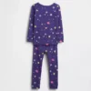 Bebek & Yürümeye Başlayan Çocuk İçin Organik Fırçalanmış Pamuklu Pijama Seti