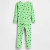 Bebek & Yürümeye Başlayan Çocuk İçin Organik Fırçalanmış Pamuklu Pijama Seti