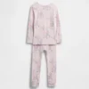 Bebek & Yürümeye Başlayan Çocuk İçin Organik Fırçalanmış Pamuklu Pijama Seti