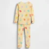 Bebek & Yürümeye Başlayan Çocuk İçin Organik Fırçalanmış Pamuklu Pijama Seti