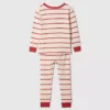 Bebek & Yürümeye Başlayan Çocuk İçin Organik Fırçalanmış Pamuklu Pijama Seti