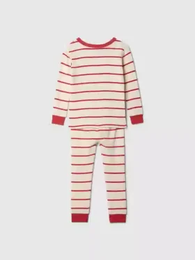 Bebek & Yürümeye Başlayan Çocuk İçin Organik Fırçalanmış Pamuklu Pijama Seti
