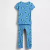 Bebek & Yürümeye Başlayan Çocuk İçin Organik Fırçalanmış Pamuklu Pijama Seti