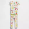 Bebek & Yürümeye Başlayan Çocuk İçin Organik Fırçalanmış Pamuklu Pijama Seti