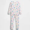 Bebek & Yürümeye Başlayan Çocuk İçin Organik Fırçalanmış Pamuklu Pijama Seti