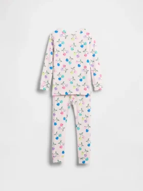 Bebek & Yürümeye Başlayan Çocuk İçin Organik Fırçalanmış Pamuklu Pijama Seti