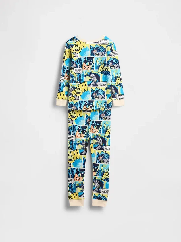 Bebek & Yürümeye Başlayan Çocuk İçin Organik Fırçalanmış Pamuklu Pijama Seti