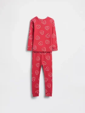 Bebek & Yürümeye Başlayan Çocuk İçin Organik Fırçalanmış Pamuklu Pijama Seti