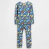 Bebek & Yürümeye Başlayan Çocuk İçin Organik Fırçalanmış Pamuklu Pijama Seti