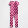 Bebek & Yürümeye Başlayan Çocuk İçin Organik Fırçalanmış Pamuklu Uğur Böceği Pijama Seti