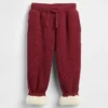 Bebek & Yürümeye Başlayan Çocuk İçin Sherpa Astarlı Termal Jogger Pantolon