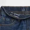 Bebek & Yürümeye Başlayan Çocuk İçin Ultra Yumuşak Denim Çekip Giyilebilen Bol Şort