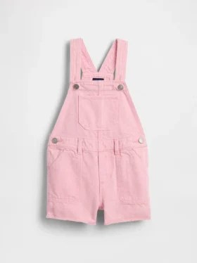 Bebek & Yürümeye Başlayan Çocuk İçin Ultra Yumuşak Denim Şortlu Tulum