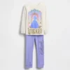 Bebek & Yürümeye Başlayan Çocuk İçin Wicked Organik Fırçalanmış Pamuklu Pijama Seti