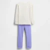 Bebek & Yürümeye Başlayan Çocuk İçin Wicked Organik Fırçalanmış Pamuklu Pijama Seti