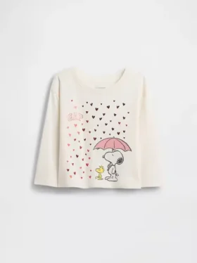 Bebek & Yürümeye Başlayan Çocuk Peanuts Desenli Tişört