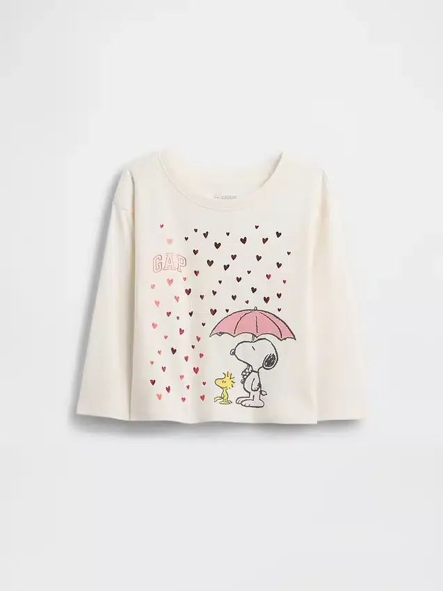 Bebek & Yürümeye Başlayan Çocuk Peanuts Desenli Tişört