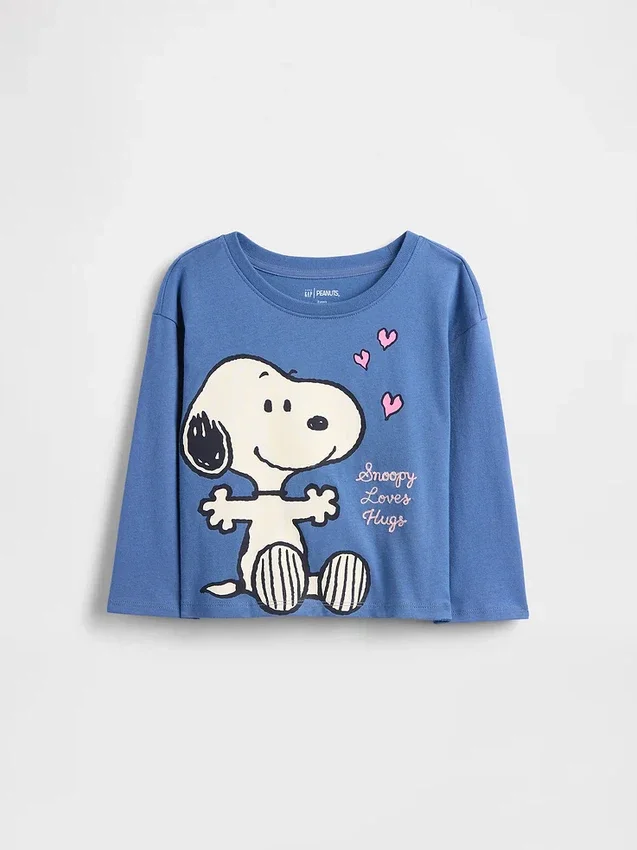 Bebek & Yürümeye Başlayan Çocuk Peanuts Desenli Tişört
