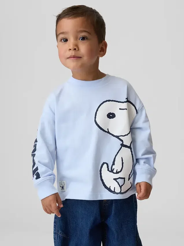 Bebek & Yürümeye Başlayan Çocuk Peanuts Desenli Tişört