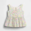 Bebek & Yürümeye Başlayan Çocuk Peplum Fiyonklu Tank Top