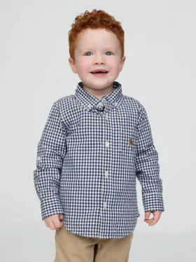 Bebek & Yürümeye Başlayan Çocuk Poplin Gömlek