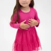 Bebek & Yürümeye Başlayan Çocuk Tül Karışık Malzemeli Elbise