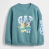 Bebek & Yürümeye Başlayan Çocuk Vintagesoft Bluey Grafikli Sweatshirt