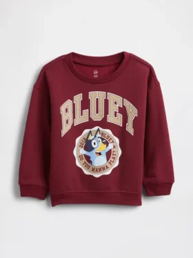 Bebek & Yürümeye Başlayan Çocuk Vintagesoft Bluey Grafikli Sweatshirt