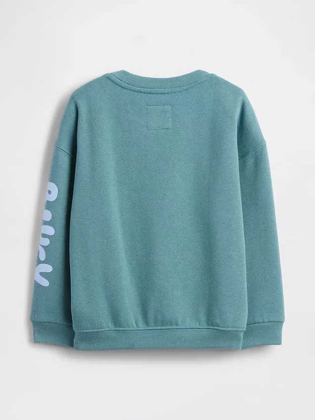 Bebek & Yürümeye Başlayan Çocuk Vintagesoft Bluey Grafikli Sweatshirt